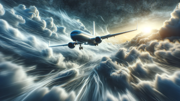 Aircraft Experiencing Turbulence