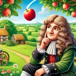 Sir Isaac Newton and the Apple