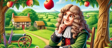 Sir Isaac Newton and the Apple