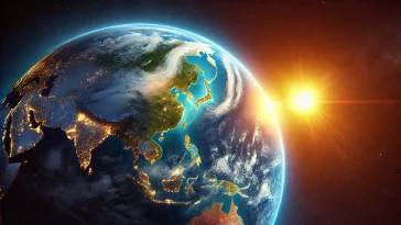 Earth Viewed from Space