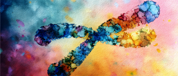 Chromosome Watercolor