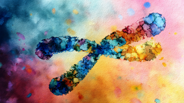 Chromosome Watercolor