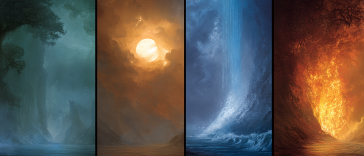 Four Elements - Air Water Fire Earth