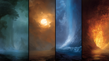 Four Elements - Air Water Fire Earth