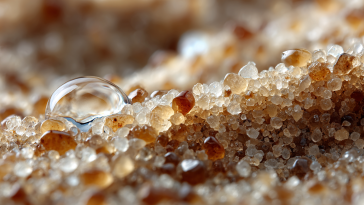 Macro Image of Beach Sand